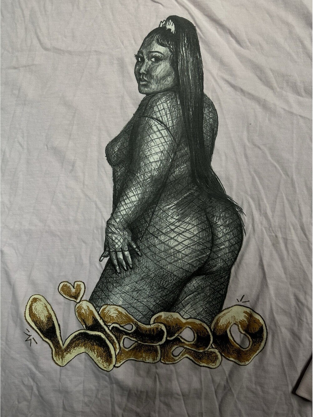 Lizzo Special Tour Pink Long Sleeve Graphic Shirt 3XL Concert Dates Back